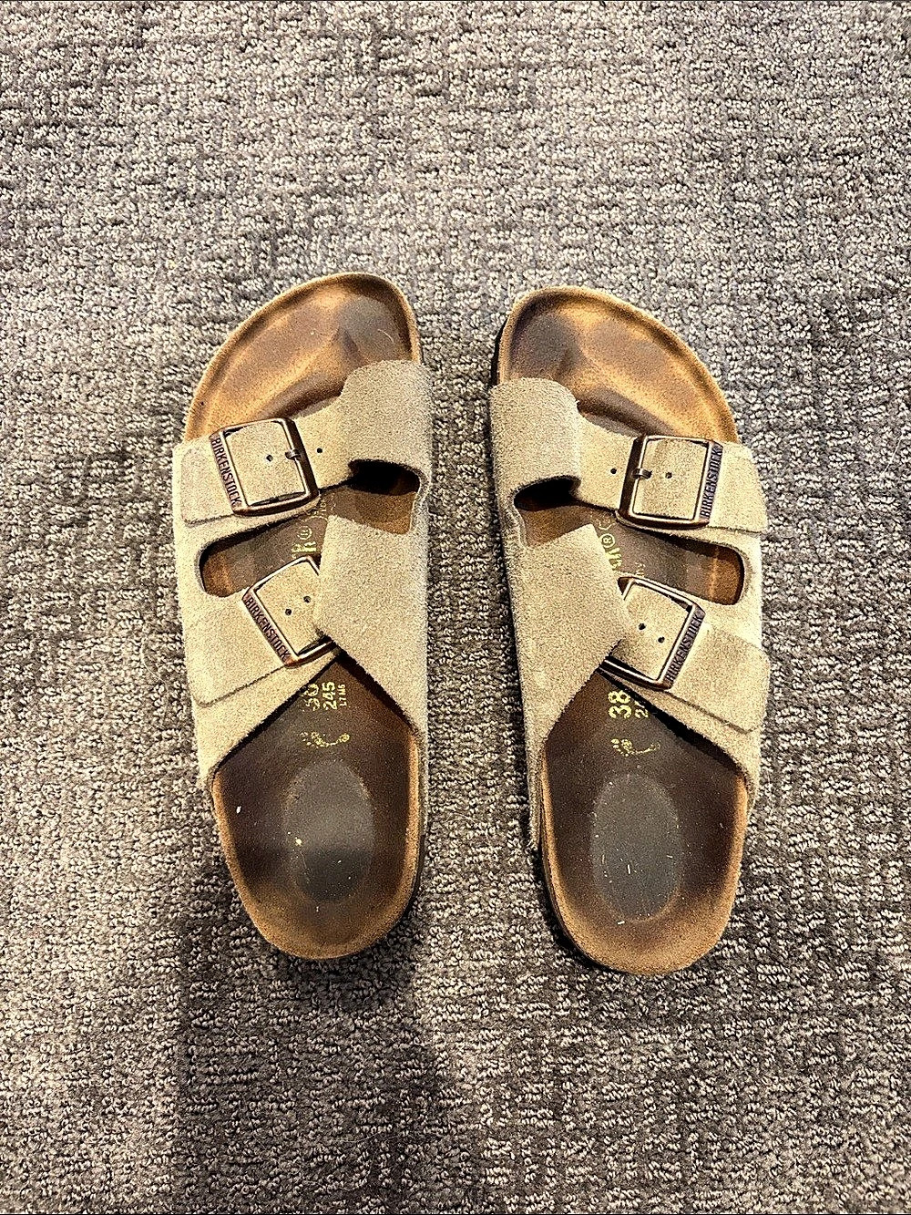 Birkenstock Arizona Soft Footbed Sandals Brown EU 38